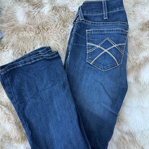 Ariat Women's Boot Cut Jeans in Deep Blue